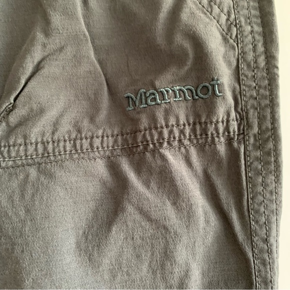 Marmot Delaney Trek Pants Capri Convertible Leg Dark Gray - Picture 2 of 9